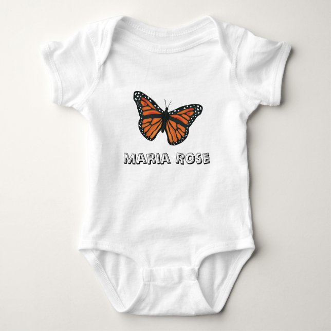 Monarch Butfly Baby Jersey Bodysuit (Anverso)