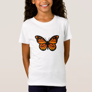 Monarch Butterfly Design - Chica Fine Jersey T-Sh