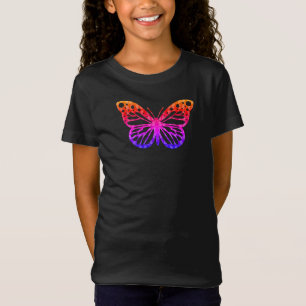 Monarch Butterfly Design - Chica Fine Jersey T-Sh
