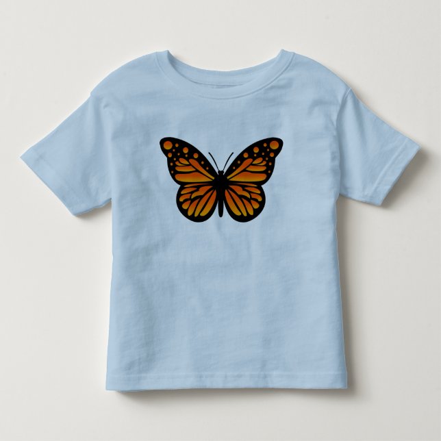 Monarch Butterfly Design - Todler Fine Jersey T-S (Anverso)