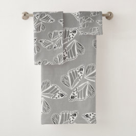 Monarch Butterfly Wings Ombre Warm Monochrome