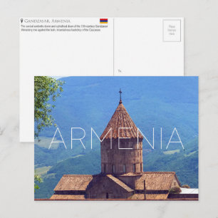 Monasterio de Gandzasar, postal de viaje de Armeni