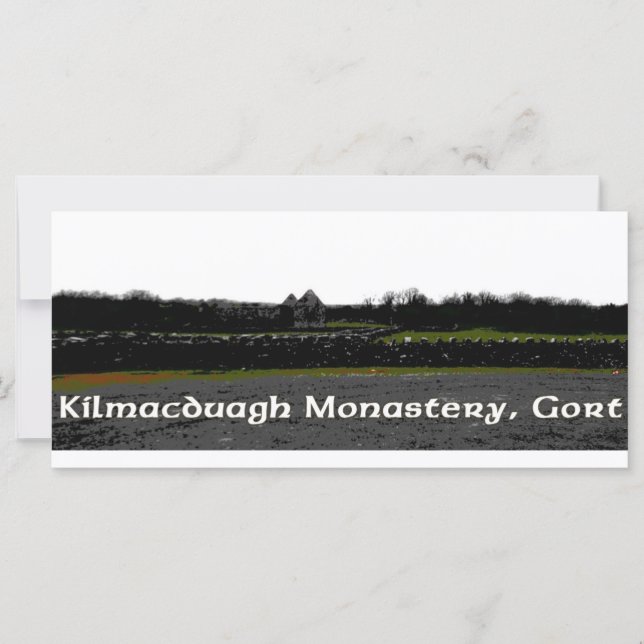 Monasterio de Kilmacduagh, Gort, Galway (Anverso)