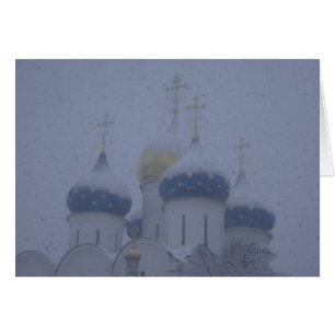 Monasterio en nieve