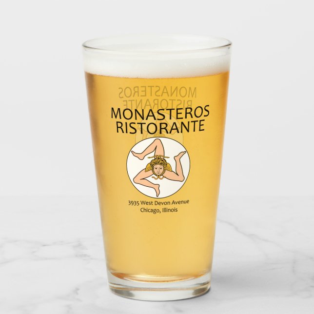 Monasteros Ristorante, Chicago, Illinois (Anverso (lleno))