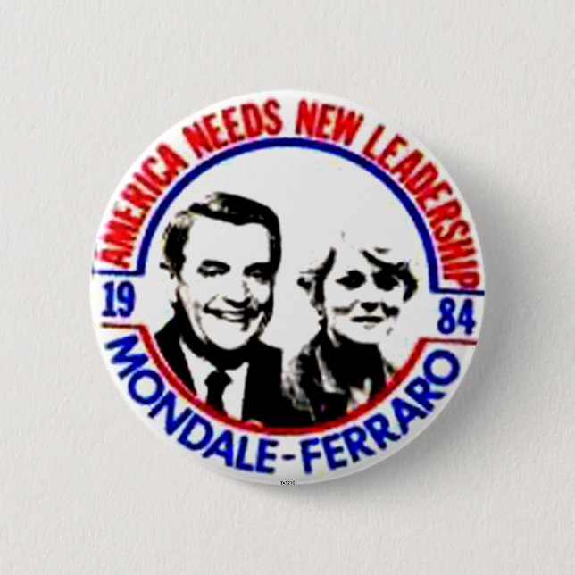 Mondale-Ferraro - botón (Anverso)
