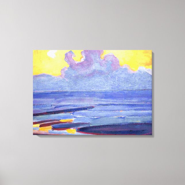 Mondrian - A orillas del mar, obra de arte popular (Anverso)