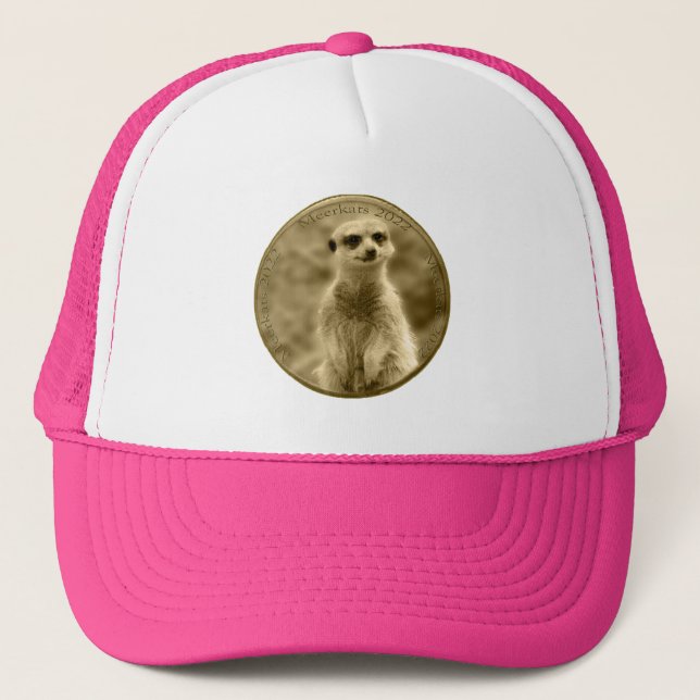 Moneda de Golden Meerkat 2022, Gorra de Camioneros (Anverso)