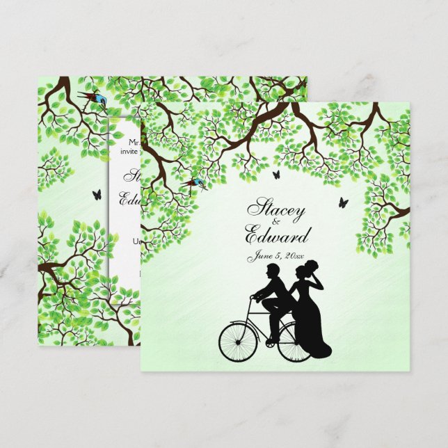 Moneda de la invitación a la boda del tema de la b (Anverso / Reverso)