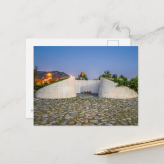 Moneda de la postal de Macedonia, sin derrotar, si