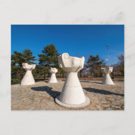 Moneda de la postal de Macedonia, sin derrotar, si