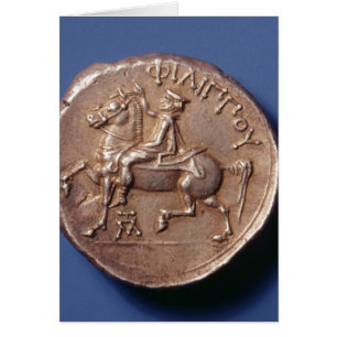 Moneda de plata de Philip II de Macedon