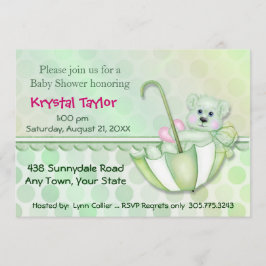 Moneda del oso paraguas - Invitación