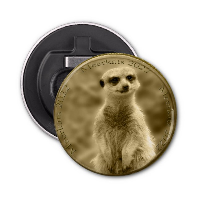 Moneda Golden Meerkat 2022, Abridor De Botella Mag (Anverso)