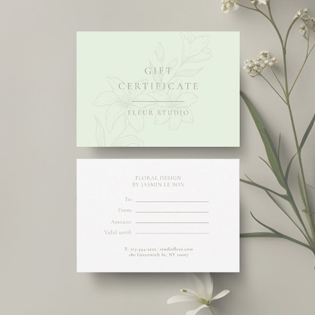 Moneda y blanco | Floral mínima Boho moderna (Subido por el creador)