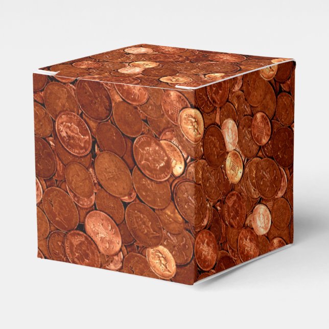 Monedas de cobre Novedad Dinero Caja de Favor Pers (Costado Anverso)
