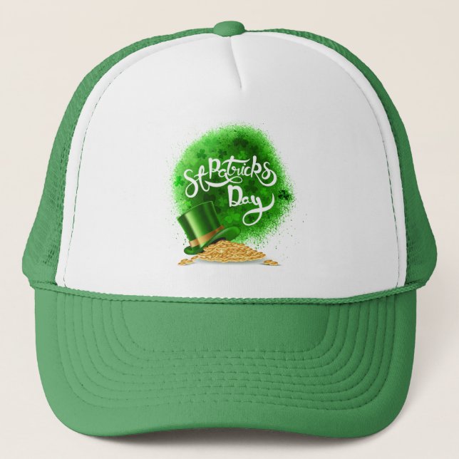 Monedas de oro y Gorra del Día de San Patricio (Anverso)