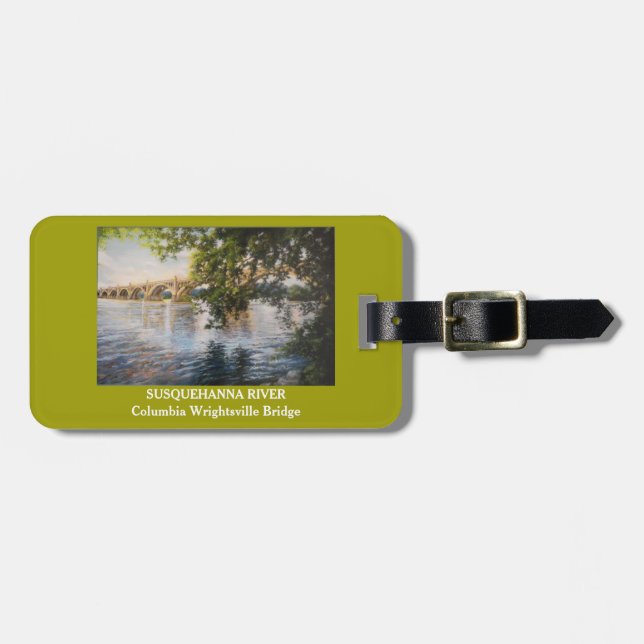Monedero de Susquehanna RiverLuggage o etiqueta (Frente Horizontal)