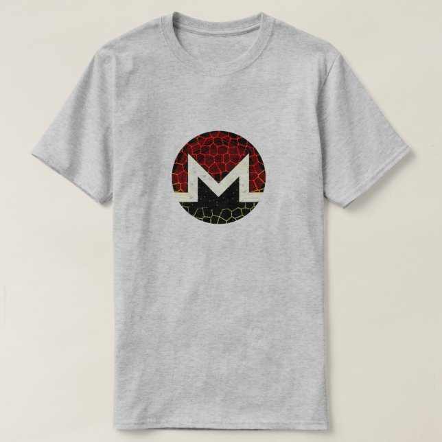 Monero (XMR) Crypto - camiseta modificada del (Diseño del anverso)