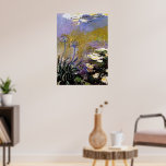 Monet - Agapanthus, arte fino,<br><div class="desc">Agapanthus,  1914-1917,  obra de arte fino de Claude Monet</div>