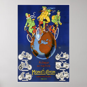 Monet & Coyon - Póster de Ciclismo