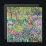 Monet - El Jardín Iris de la Giverny Magnetic Card<br><div class="desc">El Jardín Iris de Giverny / El Jardín del Artista en Giverny - Claude Monet,  1899-1900</div>