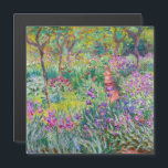 Monet - El Jardín Iris de la Giverny Magnetic Card<br><div class="desc">El Jardín Iris de Giverny / El Jardín del Artista en Giverny - Claude Monet,  1899-1900</div>