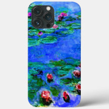 Monet - Estuche para iPhone Funda Mate Lilies de A