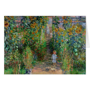 Monet Garden Vetheuil Impresionim Pintura