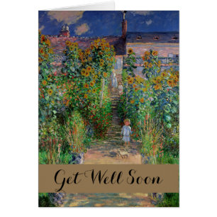 Monet Garden Vetheuil Impresionim Pintura