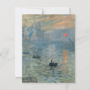 Monet Impression Sunrise Soleil Levant Painting