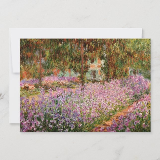 Monet - Irlandeses en la tarjeta de felicitación d (Anverso)
