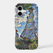 Monet Lady de arte con paraguas