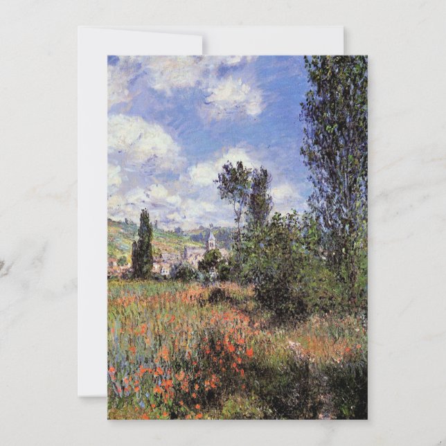 Monet - Lane en el campo de la amapola (Anverso)