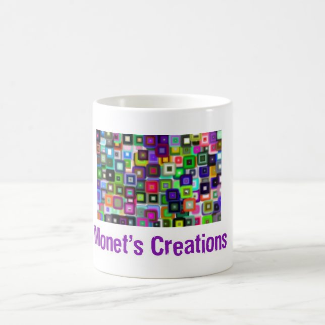 Monet minúsculo poco diseño de la taza del marco (Centro)