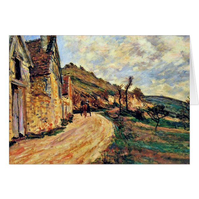 Monet - Rocas en Falaise cerca de Giverny (Anverso (Horizontal))