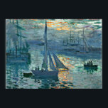 Monet - Sunrise (Marina), arte fino,<br><div class="desc">Sunrise (Marine),  obra de arte fino del artista impresionista francés Claude Monet</div>