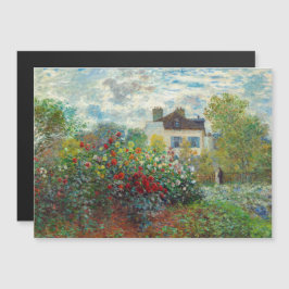 Monet - Tarjeta magnética del jardín argentino del