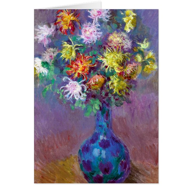 Monet Vase de Chrysanthemes Flowers (Frente)