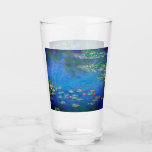 Monet Water Lilies 1906<br><div class="desc">Tumbler de vidrio que presenta la pintura al óleo de Claude Monet,  Water Lilies (1906). Una serena vida de la interacción entre la luz y la reflexión sobre hermosas nenúfares en un estanque. Un gran regalo para los aficionados al impresionismo y al arte francés.</div>