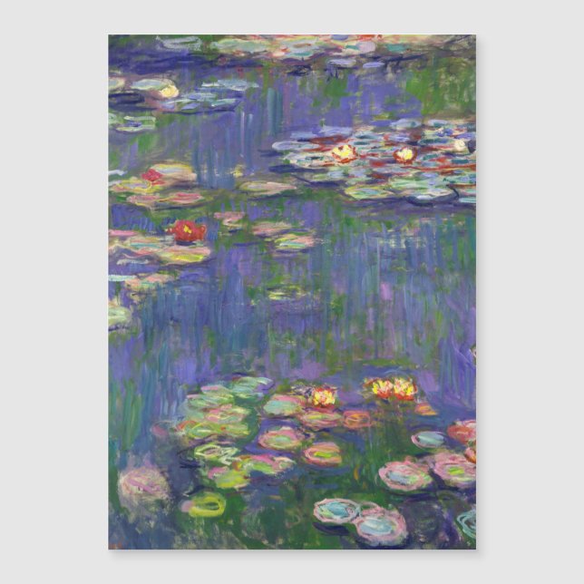 Monet Water Lilies Masterpiece Pintura (Anverso)