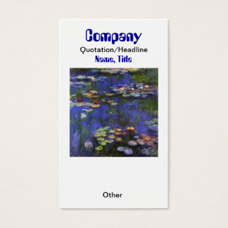 Monet Waterlilies Personalizado pantalla de ingres