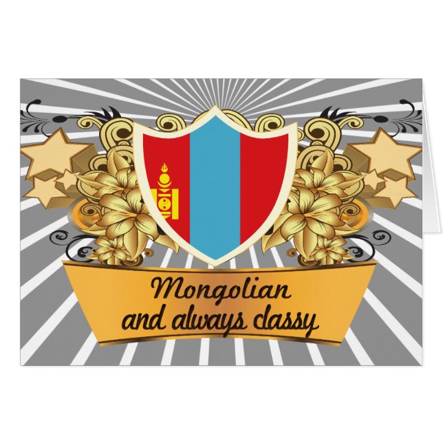 Mongolian con clase (Anverso (Horizontal))