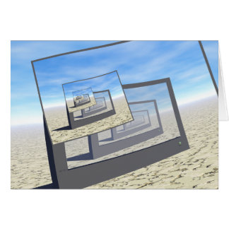 Monitores surrealistas de bucle infinito