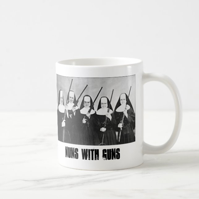 Monjas con la taza de café de los armas (Derecha)