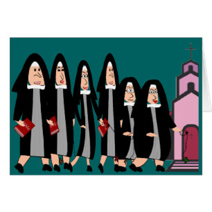 Monjas "que dirigen a la iglesia "
