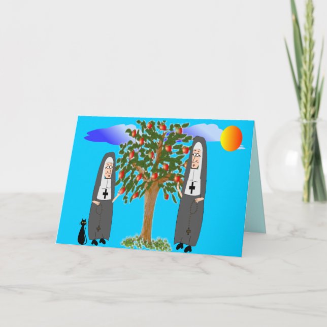 Monjas que roban tarjetas y los regalos de las (Anverso)