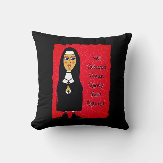 Monjas que tienen almohada de la diversión, regalo (Anverso)