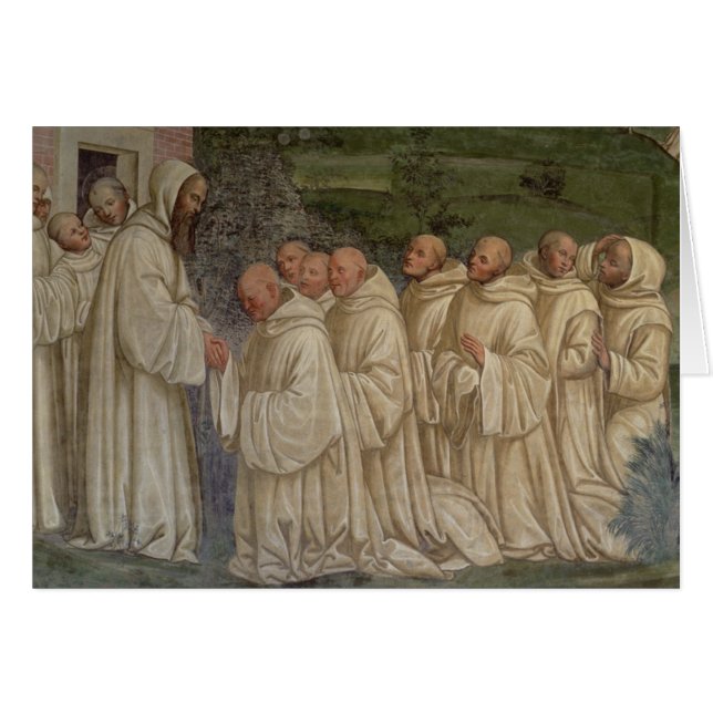 Monjes benedictinos, a partir de la vida de St. (Anverso (Horizontal))