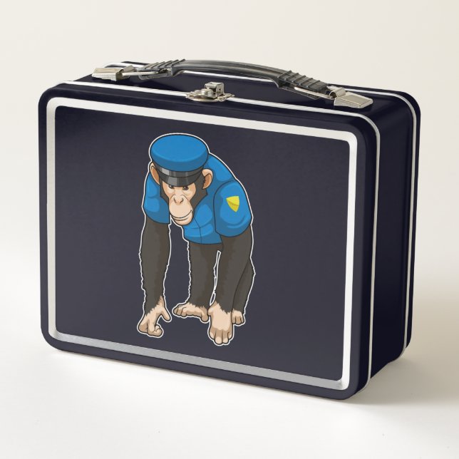 Monkey as Police officer with Uniform (Anverso)